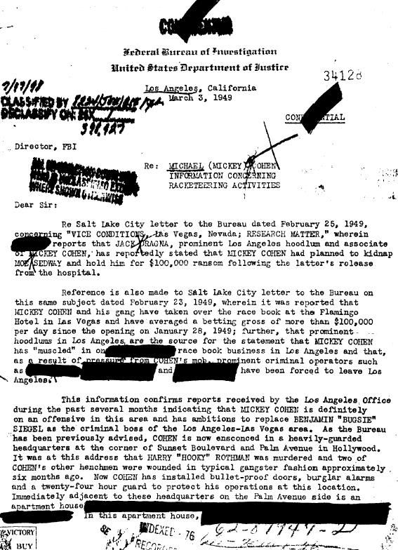 Mickey Cohen FBI Files_1 Mickey Cohen FBI Files_1