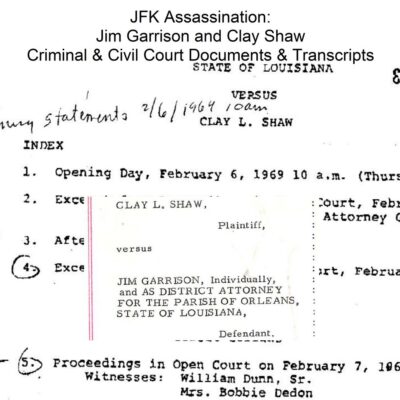 jfk-assassination-jim-garrison-and-clay-shaw-criminal-civil-court-documents-transcripts